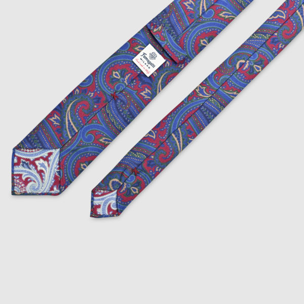 100% Printed Silk Kashmir Tie