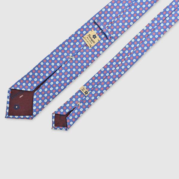 100% Printed Silk Tie with Iconic Patterns
