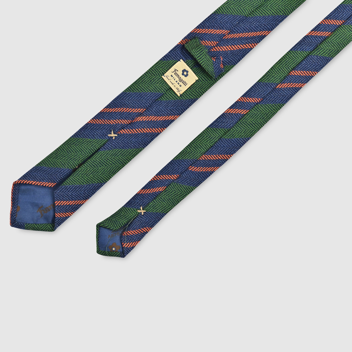 100% Regimental Wool Tie Fumagalli 1891 on sale 2022 2