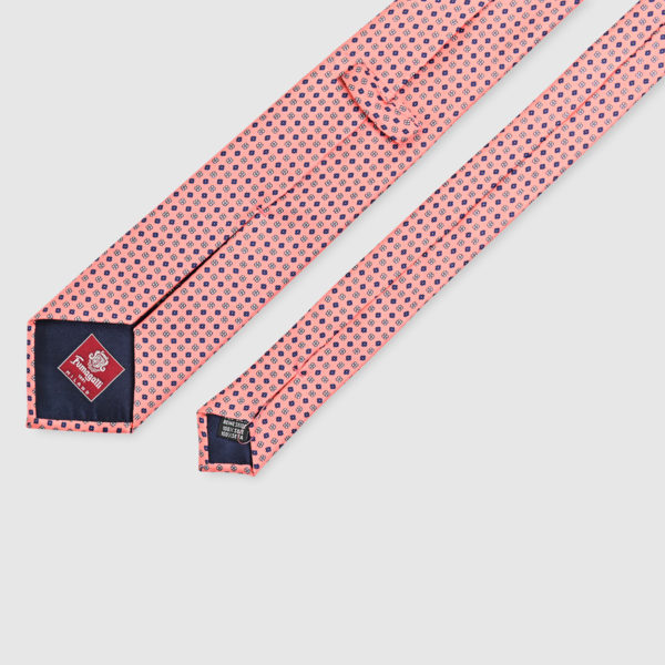 Cravatta Pattern iconici 100% Seta stampata