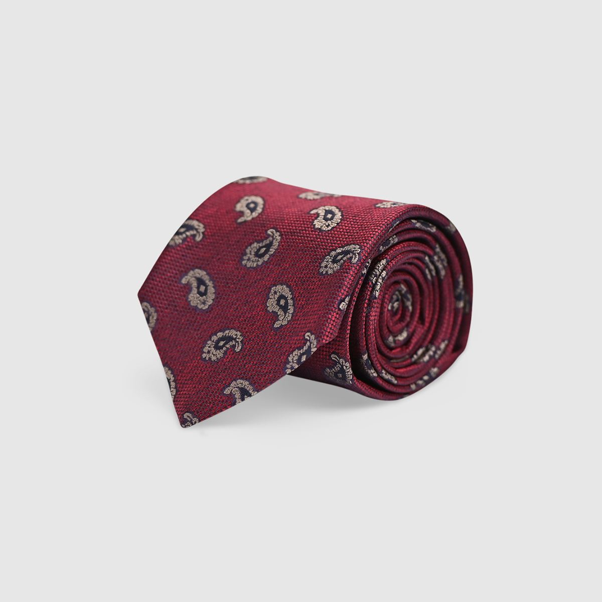 Silk Jacquard Tie with Kashmir pattern
