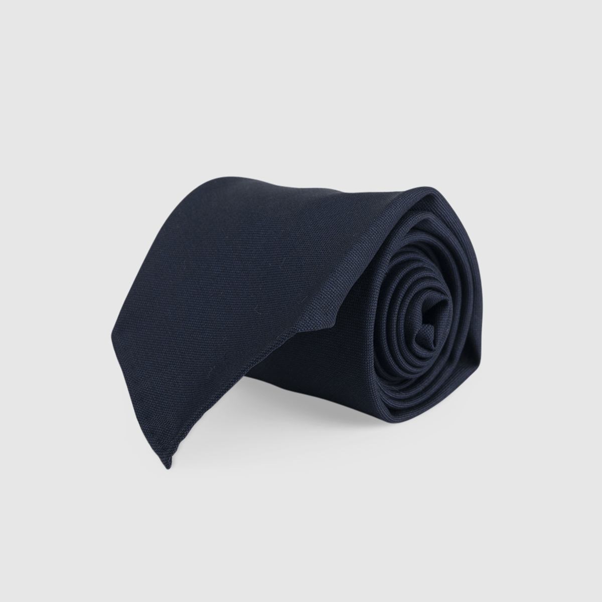 Blu Navy Unlined 5-Fold Wool Tie Arcuri on sale 2022