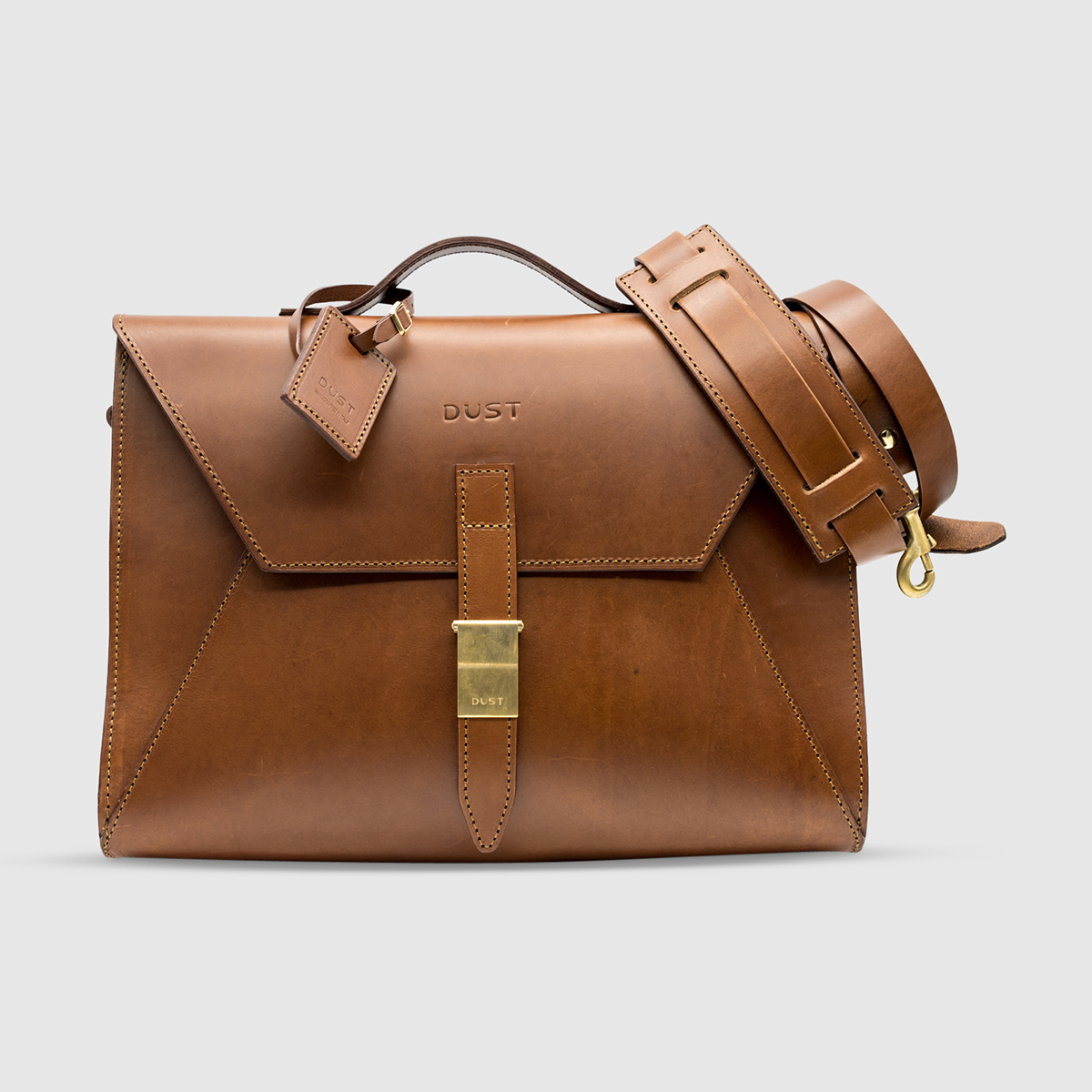 The Dust Company Classic Leather Briefcase