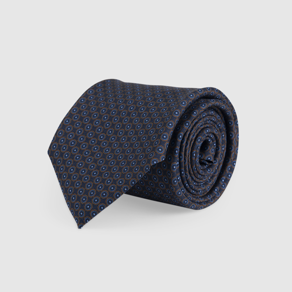 Blue navy 3-Fold Silk Tie