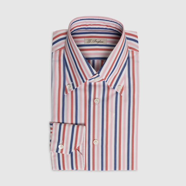 Multicolor Cotton Striped Shirt