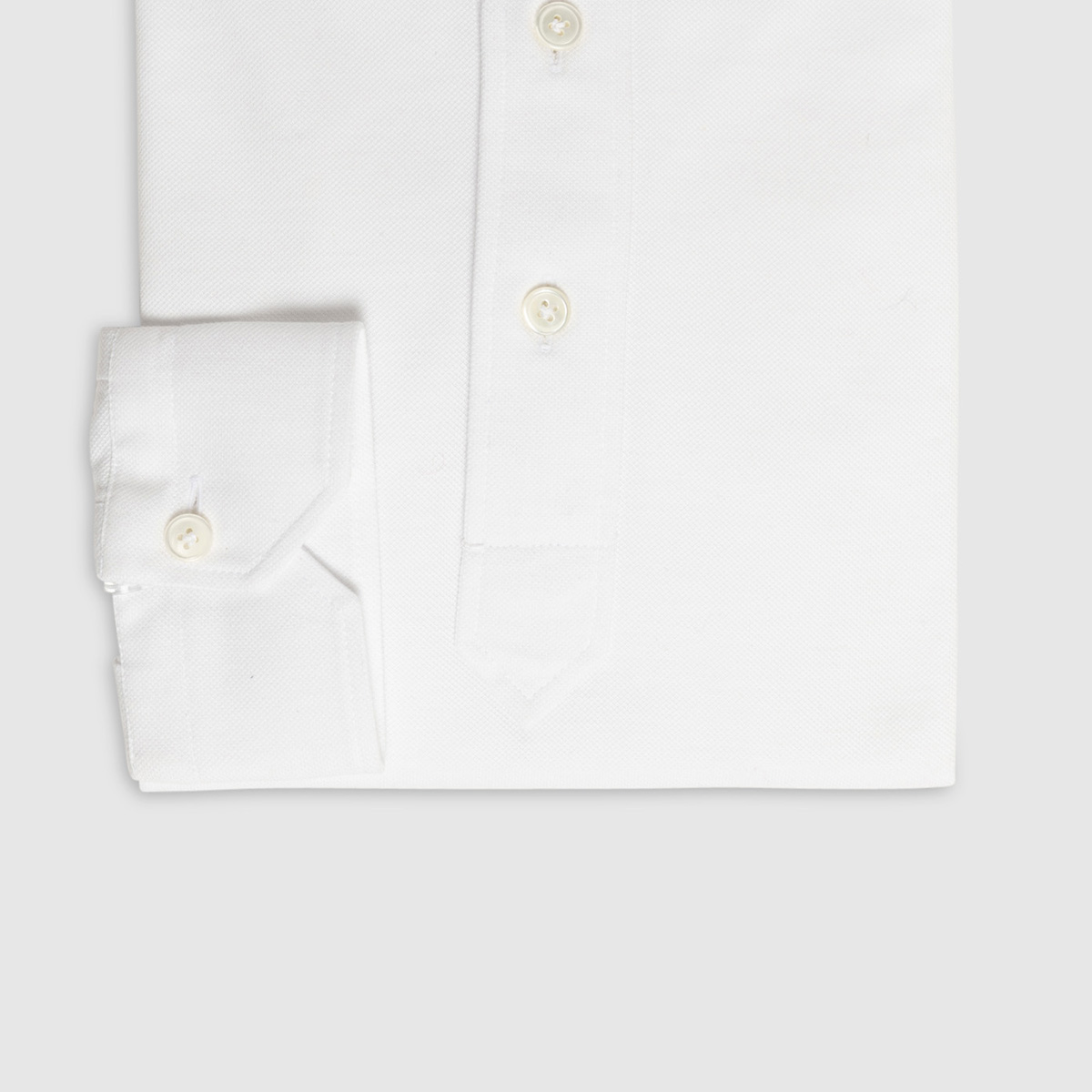JFK Polo Shirt in White Piquet Cotton G. Inglese on sale 2022 2