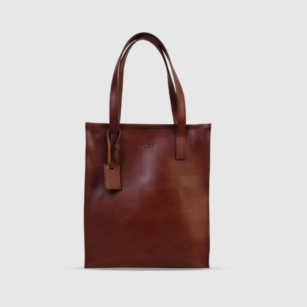 The Dust Tote Bag – Havana Leather
