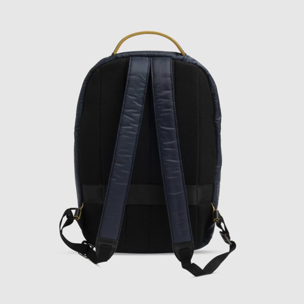 Sport Backpack in Blue Nylon Material