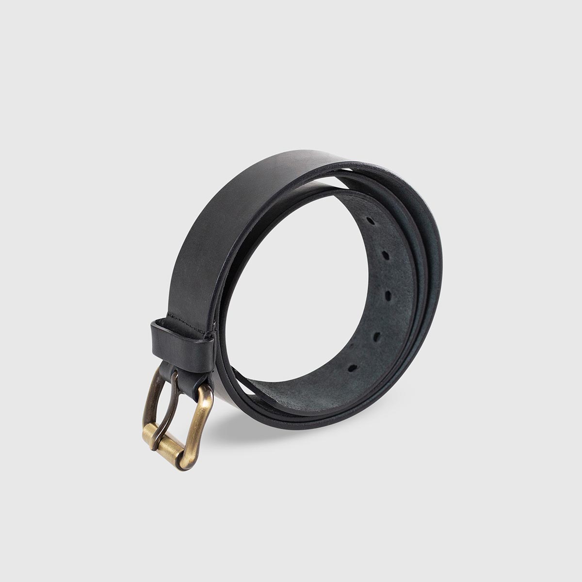 Genuine Tuscan Leather Belt – Black –