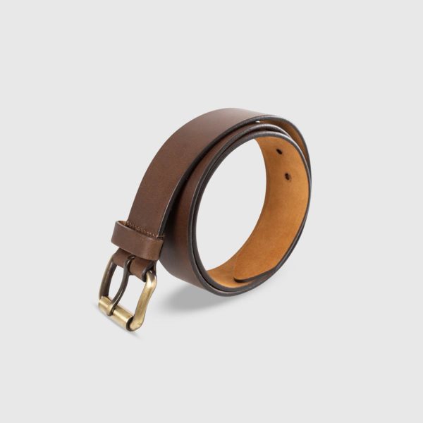 Genuine Tuscan Leather Belt – Havan Brown Leather
