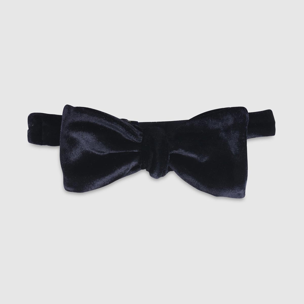 Black Self-tie Velvet Bow Tie Serà Fine Silk on sale 2022