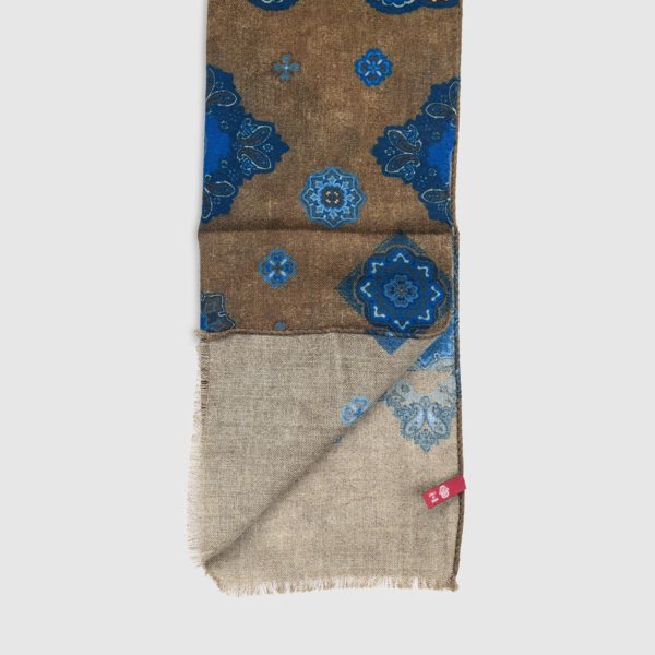 Wool Scarf With Medallions