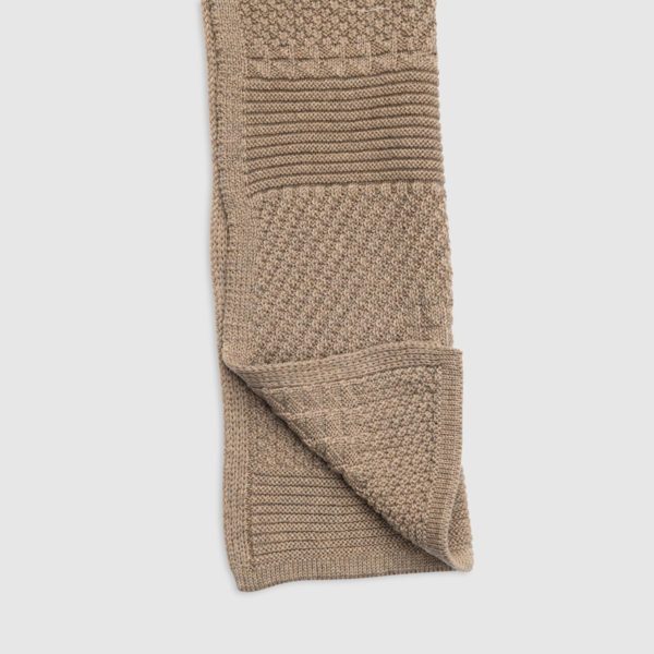 Double Face plain wool scarf