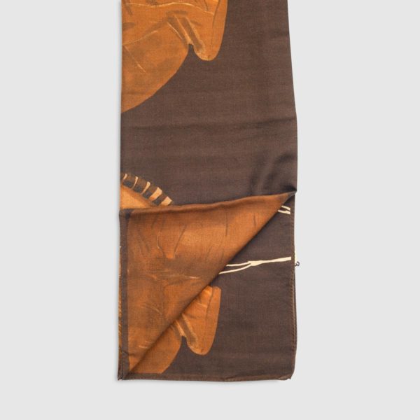 Wool Scarf With Sport Patterns