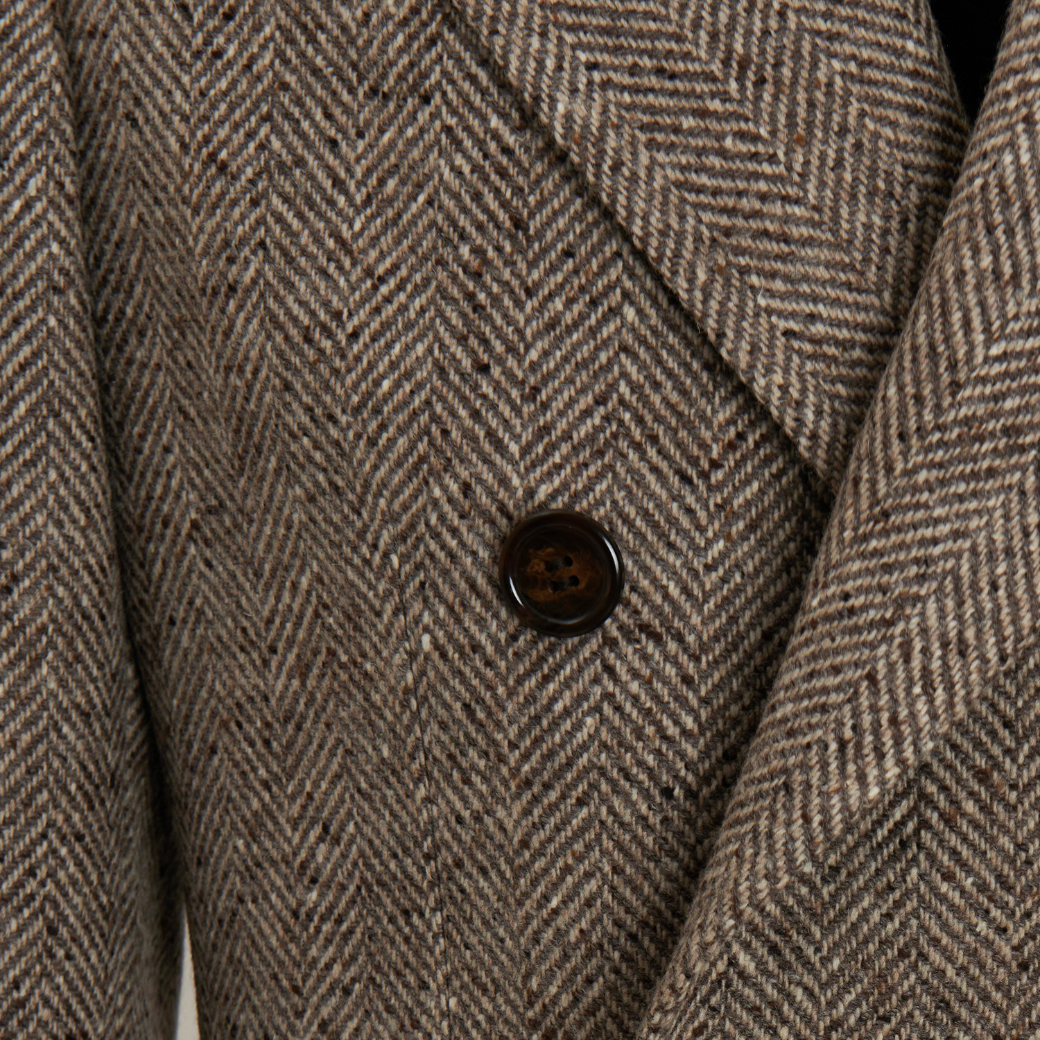 Wool double-breasted coat - Men