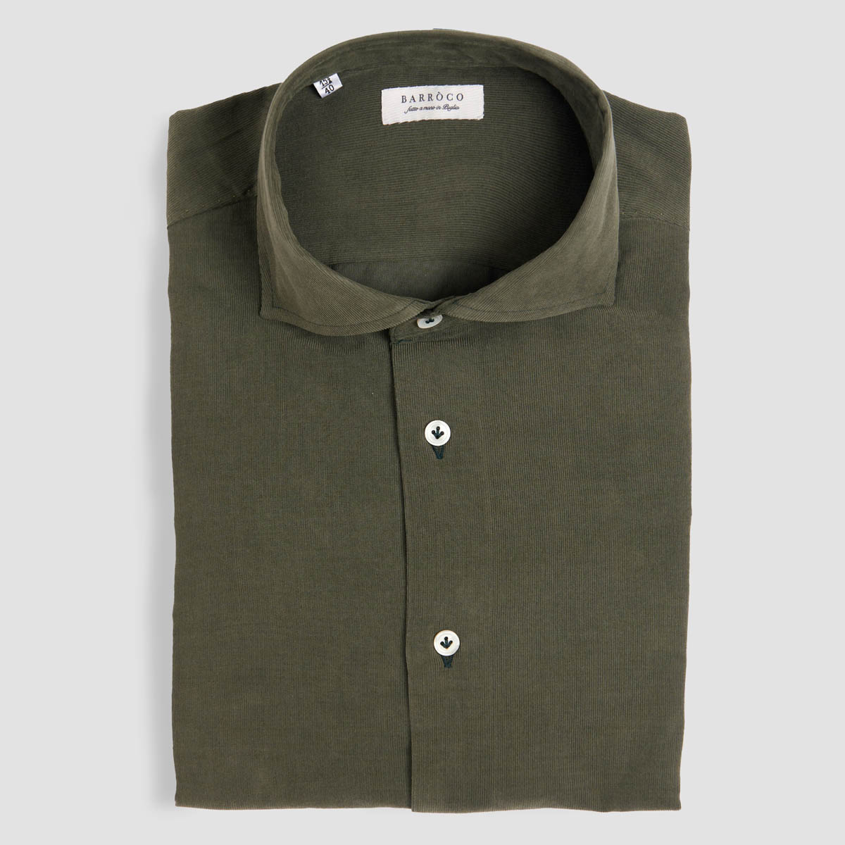 Albini Military Velvet Cotton Shirt